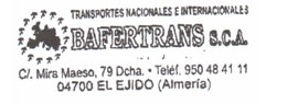 logo BAFERTRANS S. Coop. And.